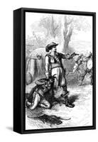 Colonel Atherton and the Indians-Whymper-Framed Stretched Canvas