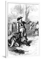 Colonel Atherton and the Indians-Whymper-Framed Giclee Print