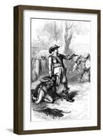 Colonel Atherton and the Indians-Whymper-Framed Giclee Print