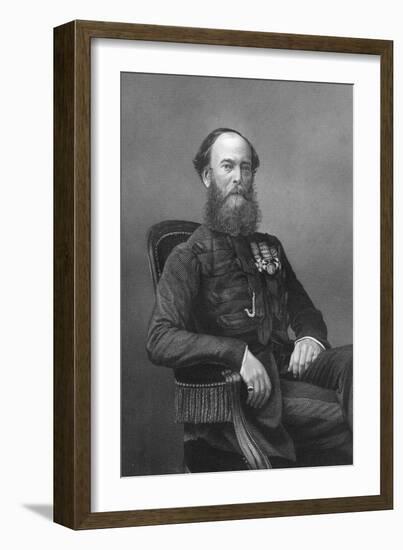 Colonel Brownrigg, British Soldier, 1857-DJ Pound-Framed Giclee Print