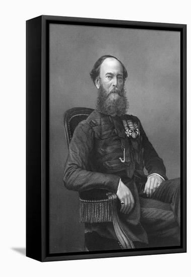 Colonel Brownrigg, British Soldier, 1857-DJ Pound-Framed Stretched Canvas