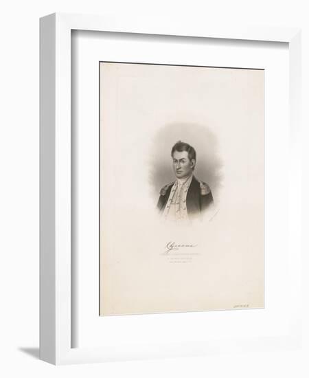 Colonel Christopher Greene of the Rhode Island Brigade, 1865-John Chester Buttre-Framed Giclee Print