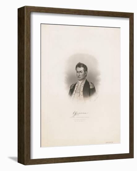 Colonel Christopher Greene of the Rhode Island Brigade, 1865-John Chester Buttre-Framed Giclee Print