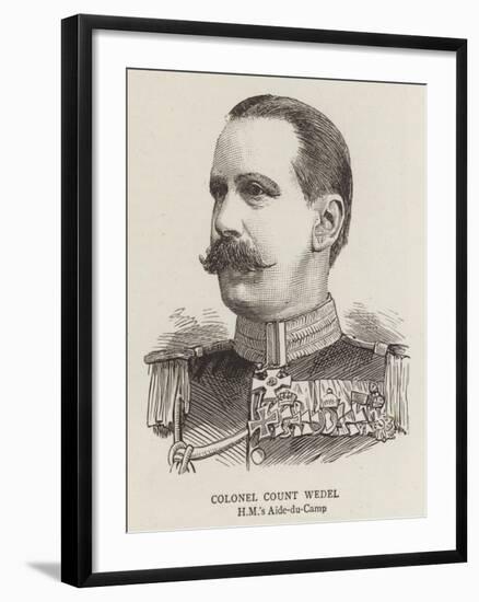 Colonel Count Wedel-null-Framed Giclee Print