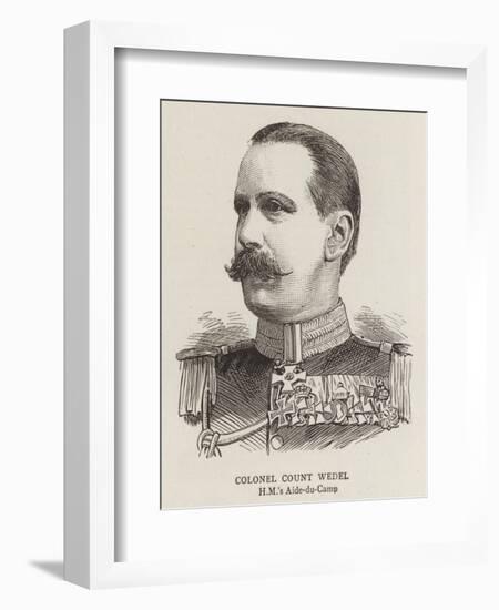 Colonel Count Wedel-null-Framed Giclee Print