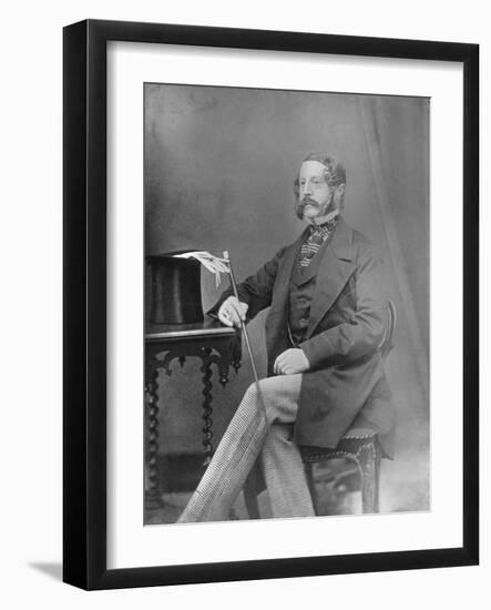 Colonel Dyson, Third Royal Dragoon Guards, in Civilian Dress, 1857-Robert Shaw-Framed Giclee Print