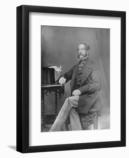 Colonel Dyson, Third Royal Dragoon Guards, in Civilian Dress, 1857-Robert Shaw-Framed Giclee Print