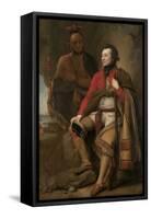 Colonel Guy Johnson and Karonghyontye (Captain David Hill), 1776-Benjamin West-Framed Stretched Canvas