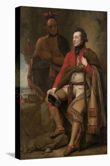 Colonel Guy Johnson and Karonghyontye (Captain David Hill), 1776-Benjamin West-Stretched Canvas