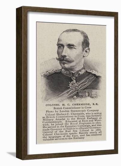 Colonel H C Chermside-null-Framed Giclee Print