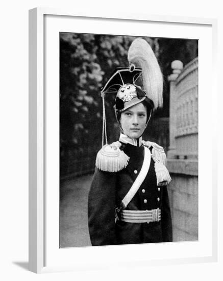 Colonel-In-Chief of Russian Uhlans: the Grand Duchess Tatiana-null-Framed Photographic Print