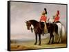 Colonel James Charles Chatterton (1792-1874) the 4th Royal Irish Dragoon Guards, on His Charger…-John Junior Ferneley-Framed Stretched Canvas