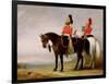 Colonel James Charles Chatterton (1792-1874) the 4th Royal Irish Dragoon Guards, on His Charger…-John Junior Ferneley-Framed Premium Giclee Print