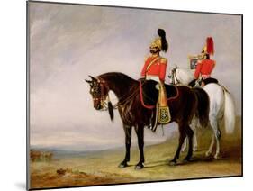 Colonel James Charles Chatterton (1792-1874) the 4th Royal Irish Dragoon Guards, on His Charger…-John Junior Ferneley-Mounted Giclee Print