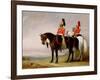 Colonel James Charles Chatterton (1792-1874) the 4th Royal Irish Dragoon Guards, on His Charger…-John Junior Ferneley-Framed Giclee Print