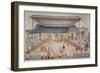 Colonel James Skinner Holding a Regimental Durbar, 1827-Ghulam Ali Khan-Framed Giclee Print