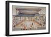 Colonel James Skinner Holding a Regimental Durbar, 1827-Ghulam Ali Khan-Framed Giclee Print