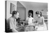 Colonel John Paul Stapp at Home Playing Chess with His Family, Dayton, Oh, 1959-Franci Miller-Stretched Canvas