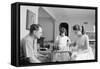 Colonel John Paul Stapp at Home Playing Chess with His Family, Dayton, Oh, 1959-Franci Miller-Framed Stretched Canvas