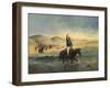 Colonel Juan Pascal Pringles on Horseback During the Battle of Chancay of 1825-null-Framed Giclee Print