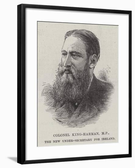 Colonel King-Harman, Mp, the New Under-Secretary for Ireland-null-Framed Giclee Print
