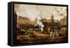 Colonel Mariano Maza's Visit, October 29, 1841, During the Battle of Catamarca-null-Framed Stretched Canvas