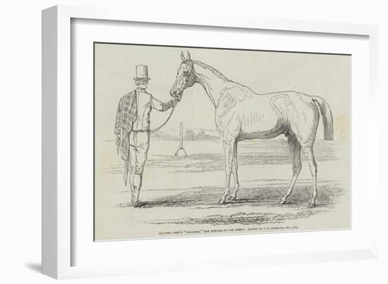 Colonel Peel's Orlando, the Winner of the Derby-null-Framed Giclee Print