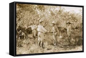 Colonel Percy Harrison Fawcett (1867-1925) in Brazil, 1925-English Photographer-Framed Stretched Canvas