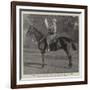 Colonel R S S Baden-Powell on His Charger Aconite-null-Framed Giclee Print