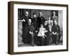 Colonel Robert Baden-Powell and His Mother, Sister and Four Brothers, 1900-null-Framed Giclee Print