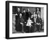 Colonel Robert Baden-Powell and His Mother, Sister and Four Brothers, 1900-null-Framed Giclee Print