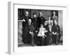 Colonel Robert Baden-Powell and His Mother, Sister and Four Brothers, 1900-null-Framed Giclee Print