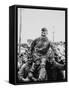 Colonel Robin Olds Celebrates His 100th Combat Mission, Vietnam, 1967-null-Framed Stretched Canvas