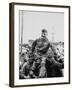 Colonel Robin Olds Celebrates His 100th Combat Mission, Vietnam, 1967-null-Framed Photo