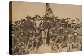 Colonel Roosevelt and His Rough Riders at Top of the Hill Which They Captured, Battle of San Juan-null-Stretched Canvas