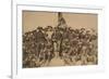 Colonel Roosevelt and His Rough Riders at Top of the Hill Which They Captured, Battle of San Juan-null-Framed Premium Giclee Print