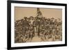 Colonel Roosevelt and His Rough Riders at Top of the Hill Which They Captured, Battle of San Juan-null-Framed Premium Giclee Print