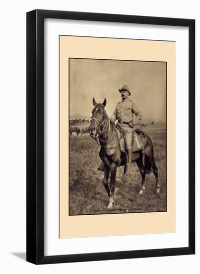 Colonel Roosevelt of the Rough Riders-null-Framed Art Print