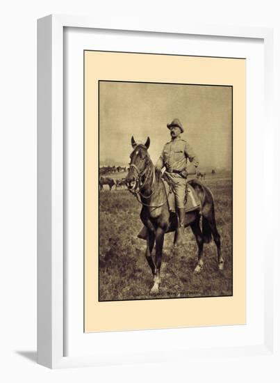 Colonel Roosevelt of the Rough Riders-null-Framed Art Print