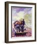 Colonel Schoonmaker Keeps the Line Open-Herbert Stitt-Framed Giclee Print