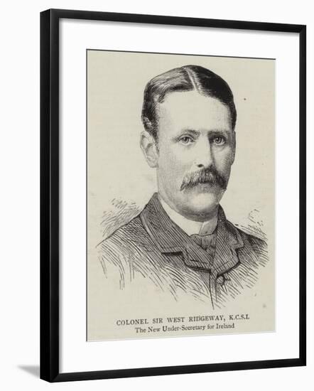 Colonel Sir West Ridgeway, Kcsi-null-Framed Giclee Print