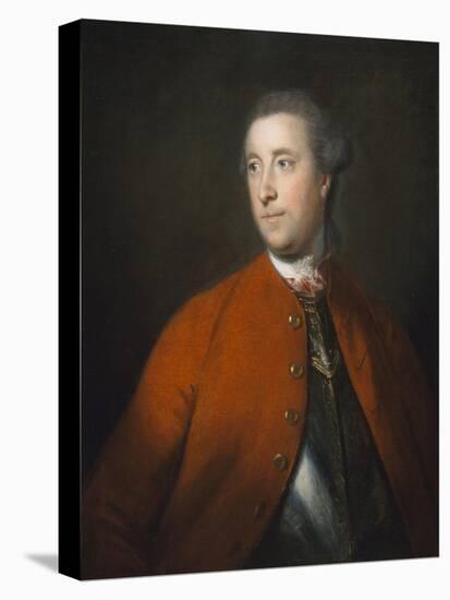 Colonel the Honourable John Barrington (D.1764) C.1758-Sir Joshua Reynolds-Stretched Canvas