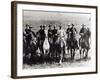 Colonel Theodore Roosevelt and his Rough Riders, 1st Volunteer Cavalry, 1898-null-Framed Giclee Print