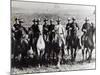 Colonel Theodore Roosevelt and his Rough Riders, 1st Volunteer Cavalry, 1898-null-Mounted Giclee Print