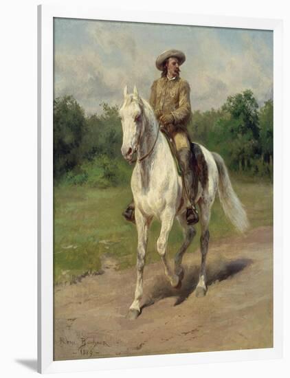 Colonel William F, Cody on Horseback, 1889-Maria-Rosa Bonheur-Framed Giclee Print