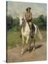 Colonel William F, Cody on Horseback, 1889-Maria-Rosa Bonheur-Stretched Canvas