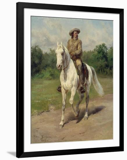 Colonel William F, Cody on Horseback, 1889-Maria-Rosa Bonheur-Framed Giclee Print