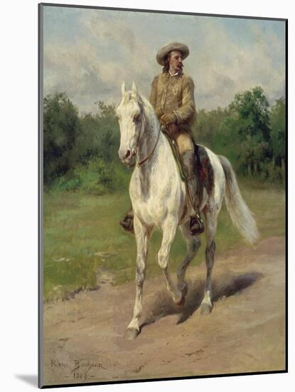 Colonel William F, Cody on Horseback, 1889-Maria-Rosa Bonheur-Mounted Giclee Print