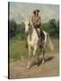 Colonel William F, Cody on Horseback, 1889-Maria-Rosa Bonheur-Stretched Canvas