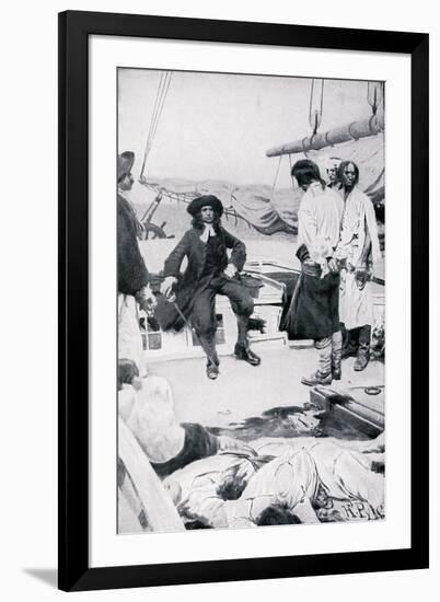 Colonel William Rhett-Howard Pyle-Framed Giclee Print